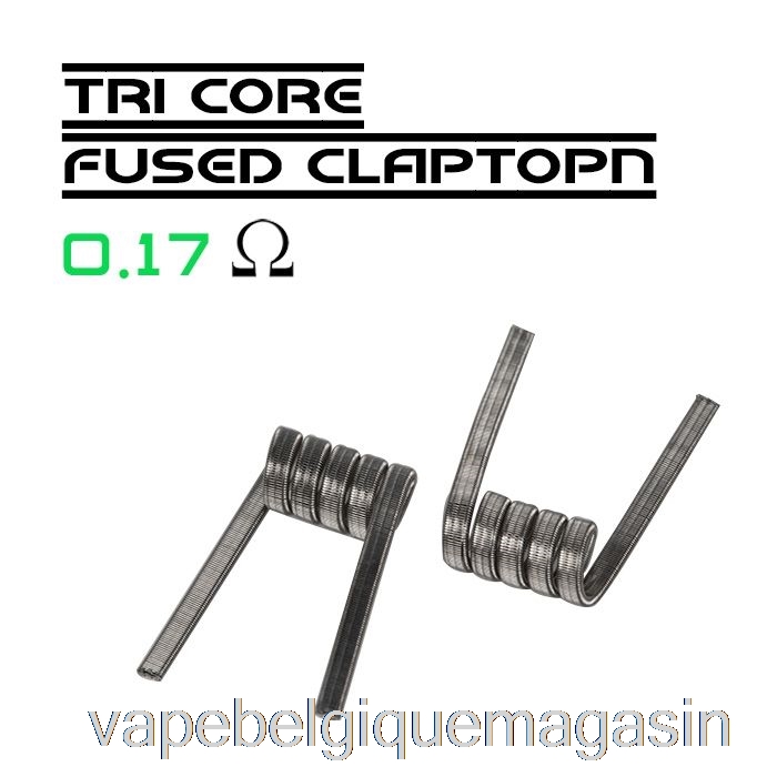 Vape Jetable Wotofo Comp Wire - Bobines Préconstruites 0,17ohm Tri-core Fused Clapton - Pack De 10